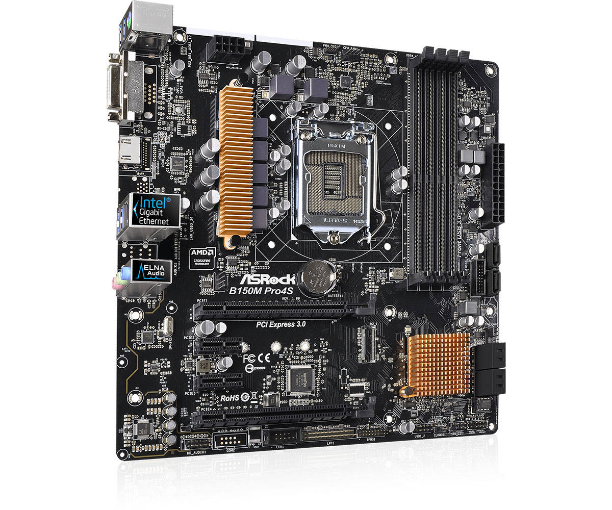 Asrock B150M Pro4S - Motherboard Specifications On MotherboardDB